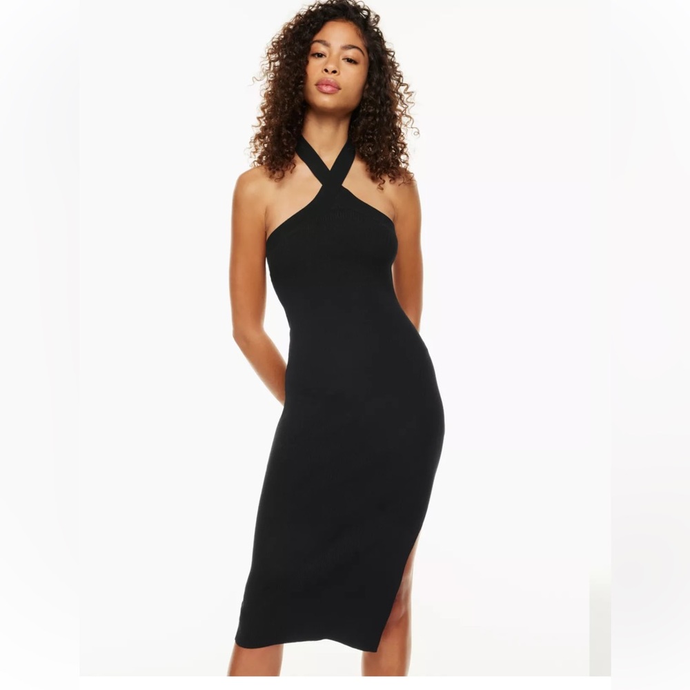 Aritzia Black Cayenne Halter